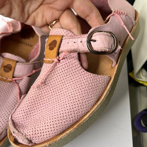 Satorisan Women's Shoe Size 37 6 6.5 Benirras Pink Microperforated Rustic Hippie - Picture 4 of 9